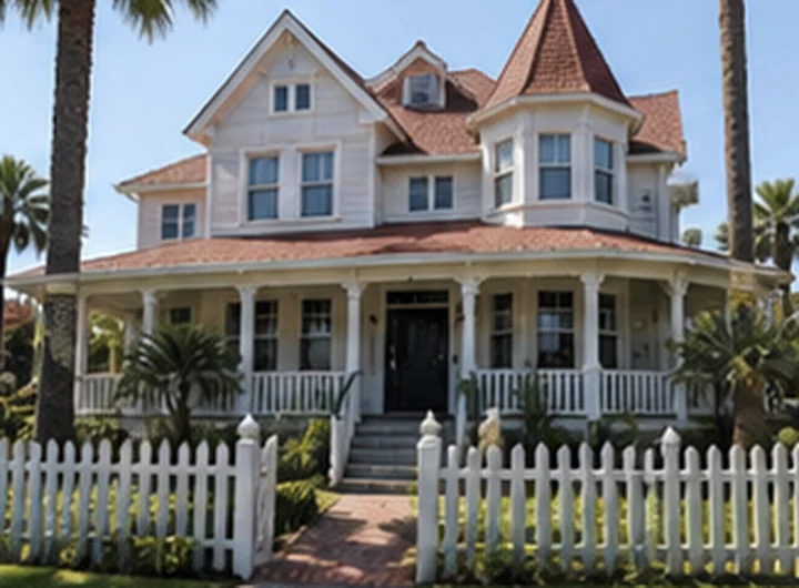 Illustrative Coronado historic beach house